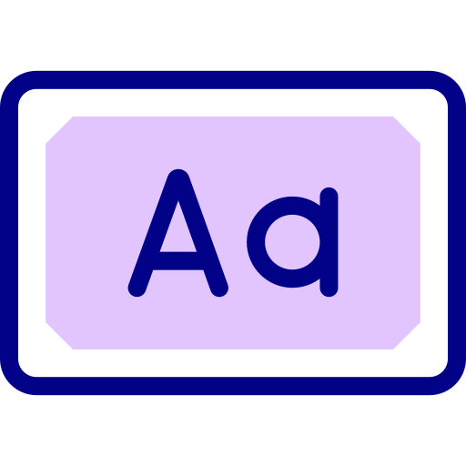 フォント Detailed Mixed Lineal color icon