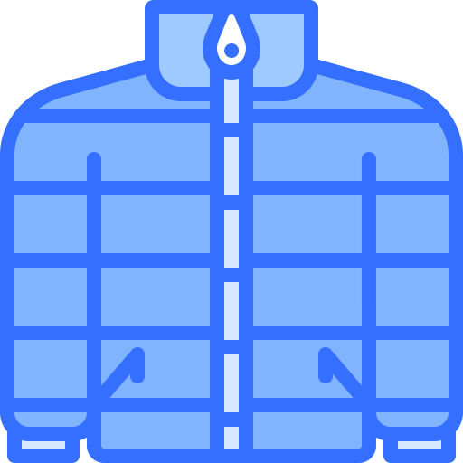 jaqueta Coloring Blue Ícone