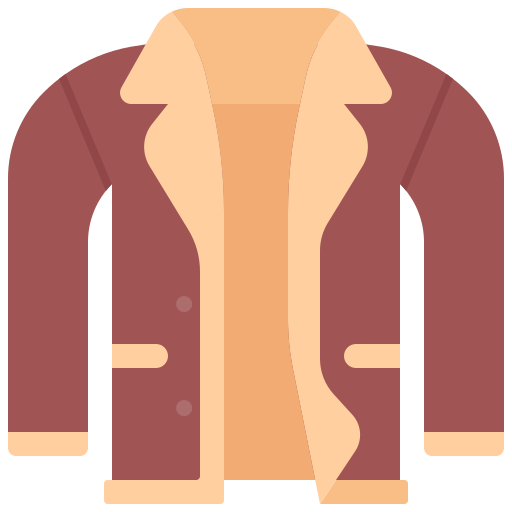 casaco Coloring Flat Ícone