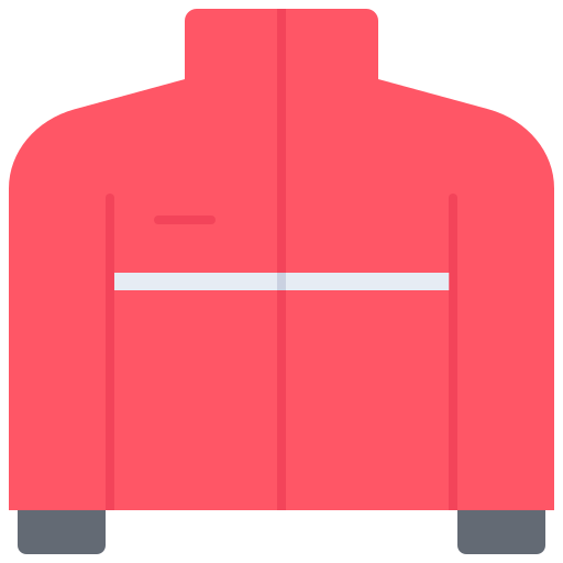 Jacket Coloring Flat icon