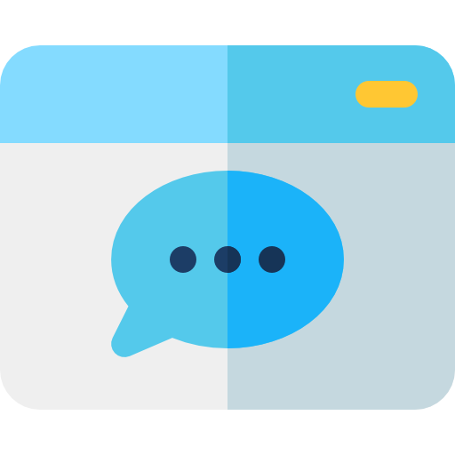 브라우저 Basic Rounded Flat icon