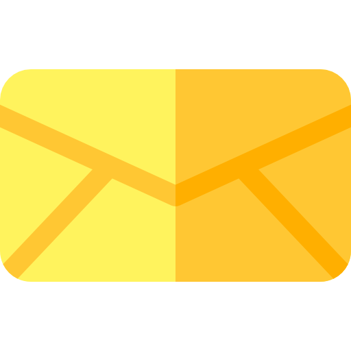 e-mail Basic Rounded Flat icoon