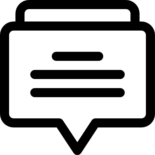 charla Basic Rounded Lineal icono