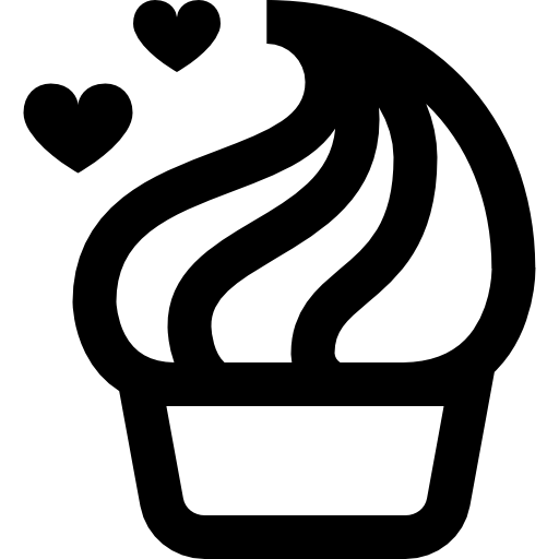 Кекс Super Basic Straight Outline иконка
