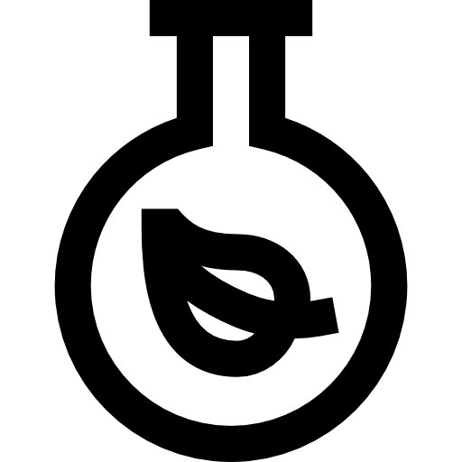 química Super Basic Straight Outline icono