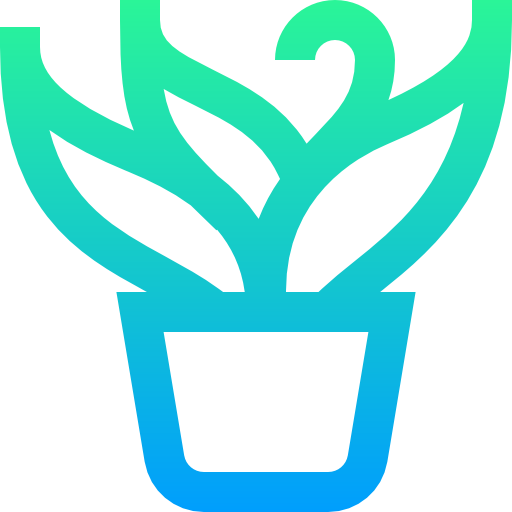 planta Super Basic Straight Gradient icono