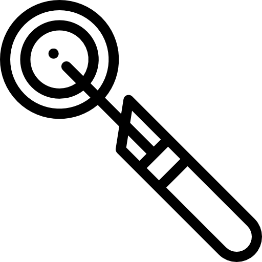후두 거울 Detailed Rounded Lineal icon