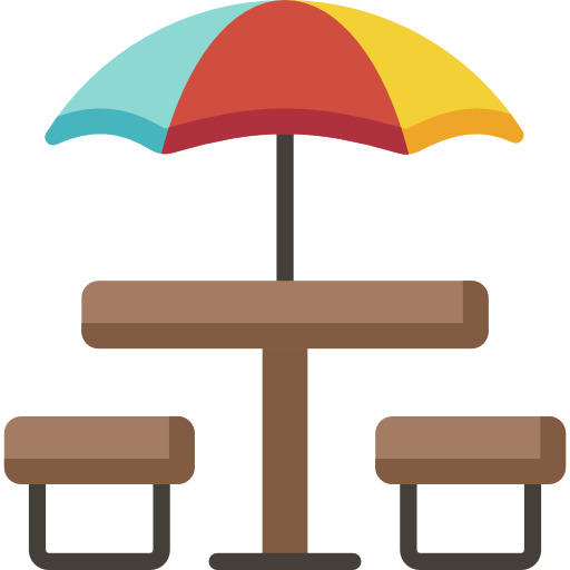 Picnic table Special Flat icon