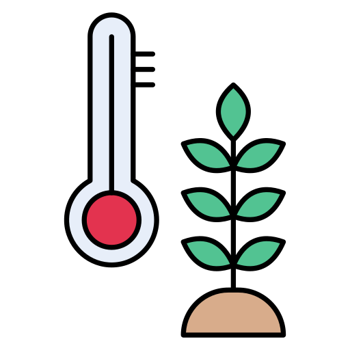 temperatur Vector Stall Lineal Color icon