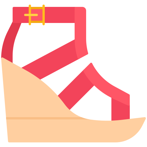 Shoes Coloring Flat icon