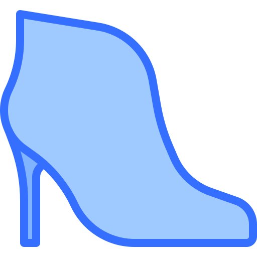 sapato Coloring Blue Ícone