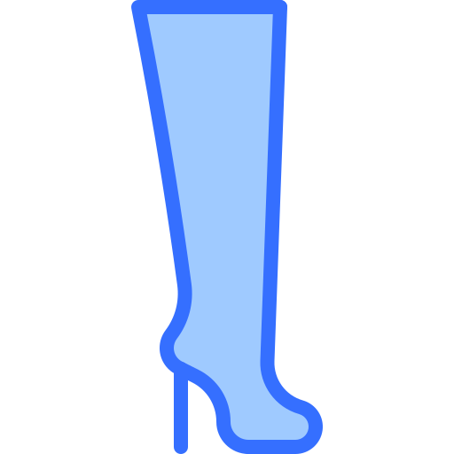 des bottes Coloring Blue Icône