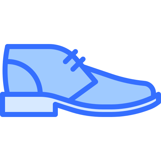 Shoes Coloring Blue icon