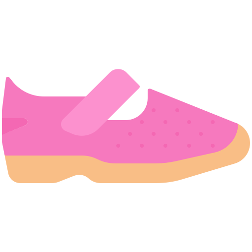 schoenen Coloring Flat icoon