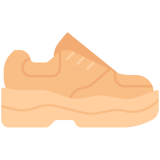 sneakers Coloring Flat icoon