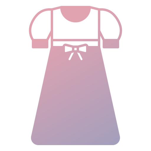 vestido de maternidad Generic Flat Gradient icono