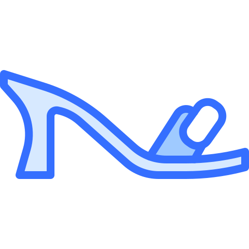 Sandals Coloring Blue icon