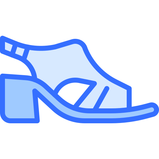 sandálias Coloring Blue Ícone