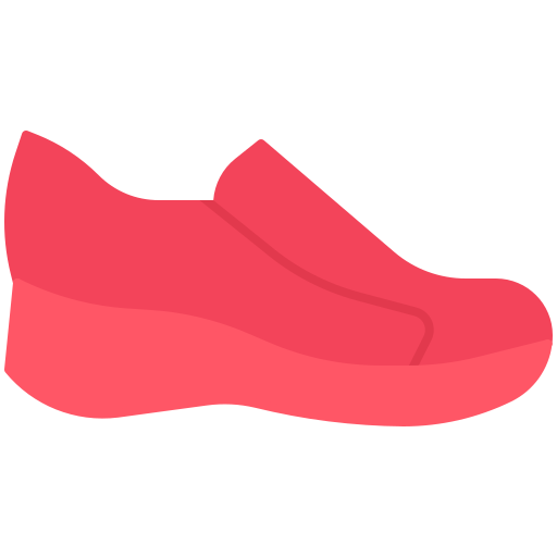 신발 Coloring Flat icon