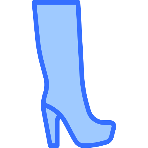 laarzen Coloring Blue icoon