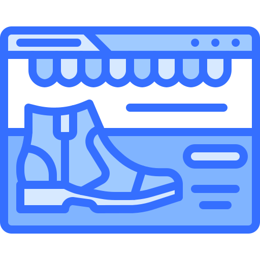 tienda de zapatos Coloring Blue icono