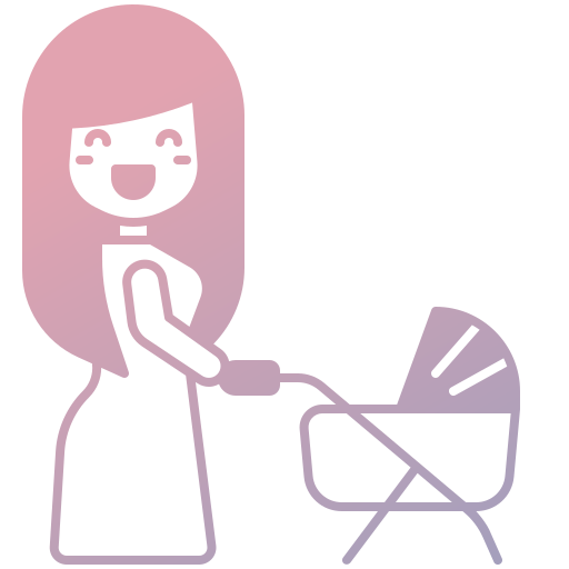 moederschap Generic Flat Gradient icoon