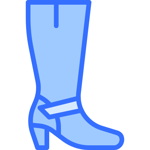 des bottes Coloring Blue Icône