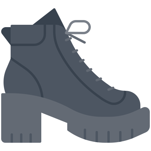 Boots Coloring Flat icon