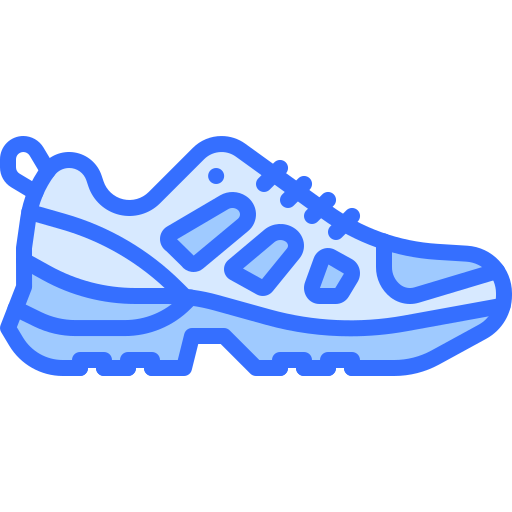 Sneakers Coloring Blue icon