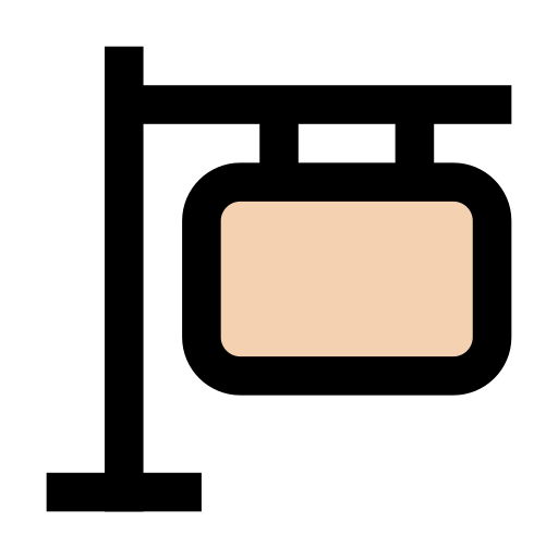 szyld Vector Stall Lineal Color ikona