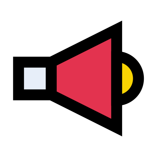 vocero Vector Stall Lineal Color icono