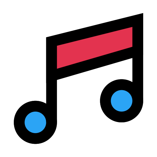 Музыка Vector Stall Lineal Color иконка