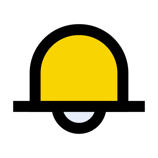 campana Vector Stall Lineal Color icono