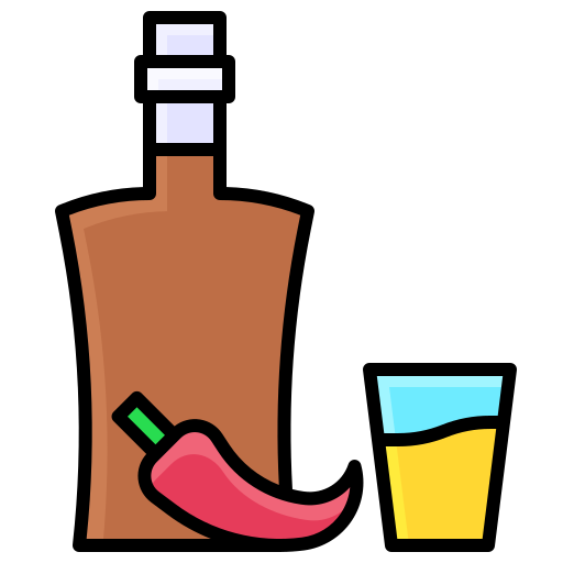 Vodka Generic Outline Color icon