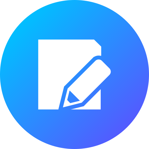document-editor Generic Flat Gradient icoon