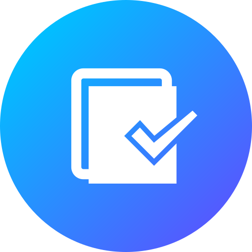 Checklist Generic Flat Gradient icon