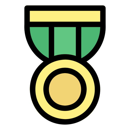 medal Generic Outline Color ikona