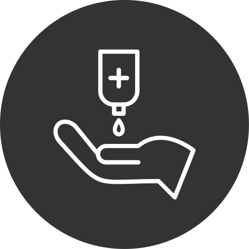 Hand sanitizer Generic Glyph icon