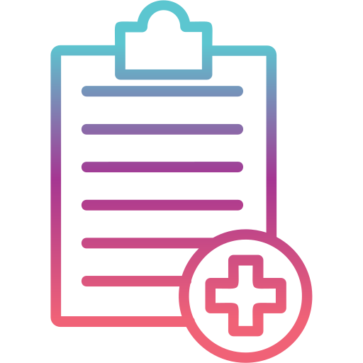 krankengeschichte Generic Gradient icon