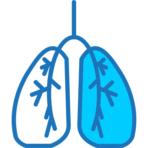 pulmões Generic Blue Ícone