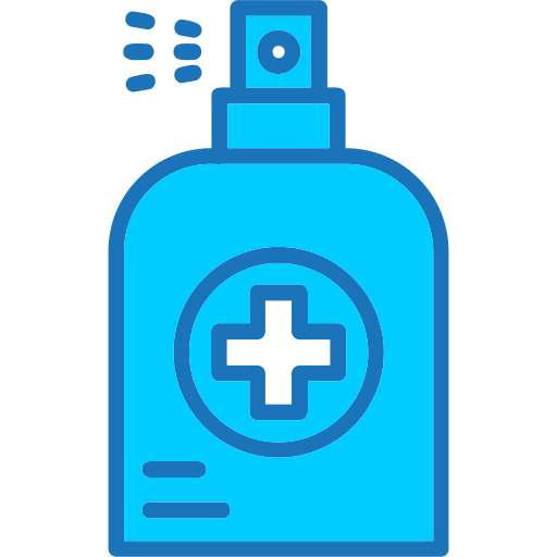gel hydroalcoolique Generic Blue Icône