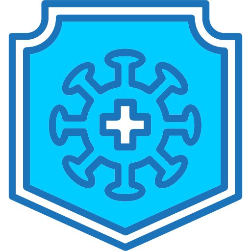 코로나바이러스 Generic Blue icon