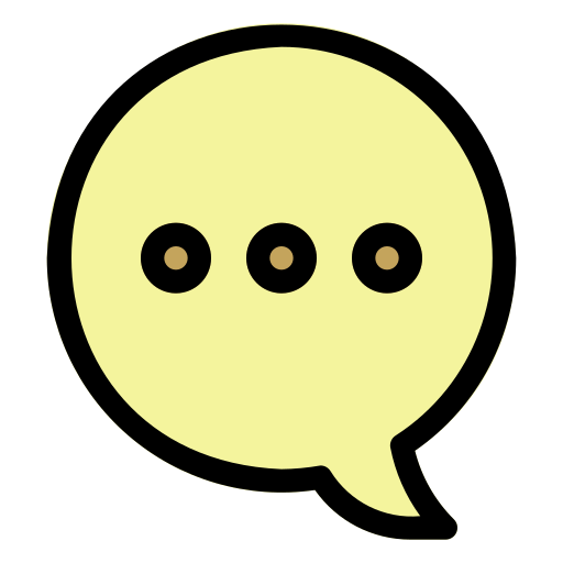 chatten Generic Outline Color icoon