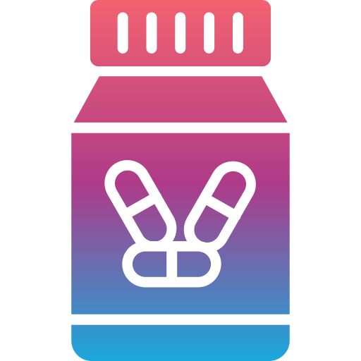 Pill jar Generic Flat Gradient icon