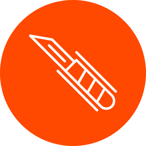Surgical knife Generic Flat icon