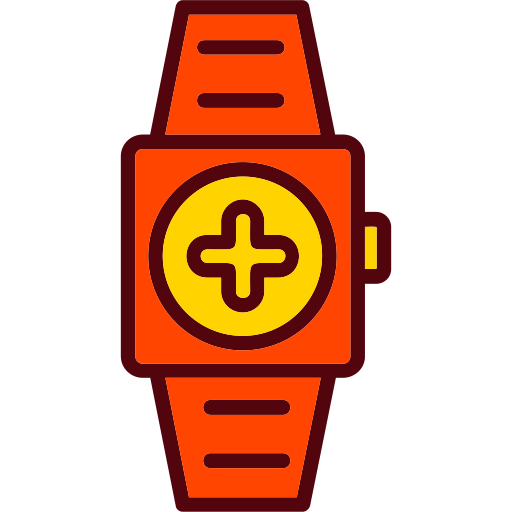 inteligentny zegarek Generic Outline Color ikona