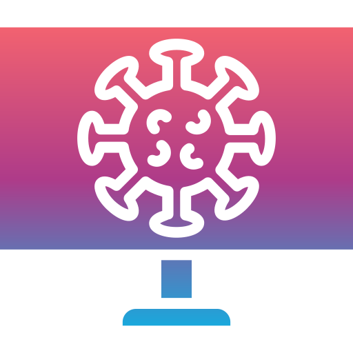coronavirus Generic Flat Gradient Icône