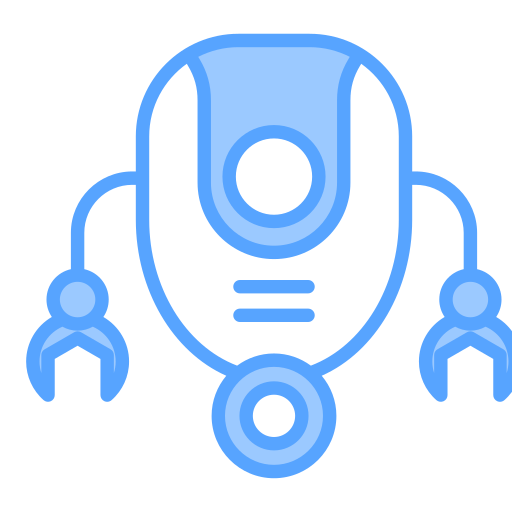 Robot Generic Blue icon