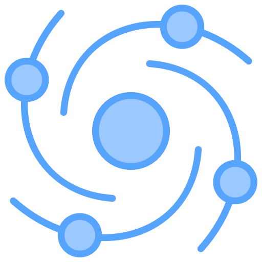 spiraalstelsel Generic Blue icoon