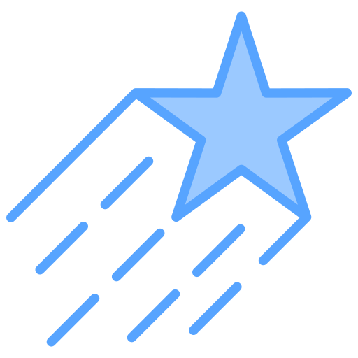 estrela Generic Blue Ícone
